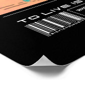 Poster Rick Ouverture des yeux de Morty Citation graphiqu (Coin)