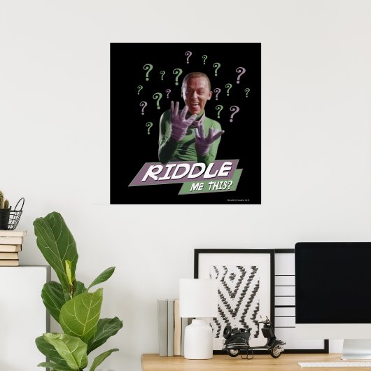 Poster Riddler - Riddle Me This (Bureau à domicile)