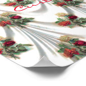Poster Rideau de rose rouge Thunder_Cove (Coin)