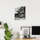 Poster Riding the Rails, 1935. Photo vintage (Bureau à domicile)