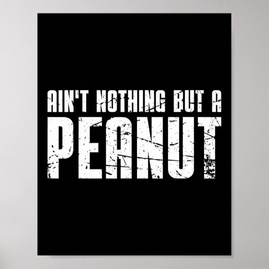 Poster Rien d'autre qu'une cacahuète (Devant)