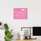 Poster Rien de bon ou de mauvais, mais la pensée de Shake (Bureau à domicile)