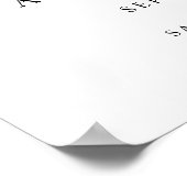 Poster Rien De Fancy Just Love Accueil Mariage Décontract (Coin)