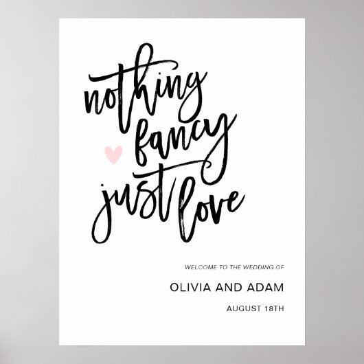 Poster Rien de Fantastique Juste de l'Amour Mariage Casua (Devant)