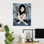 Poster Rien de laissé à rêver pleurer fée Art Imprimer (Bureau à domicile)