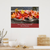 Poster Rien de plus puissant qu'un art éducatif imprime (Cuisine)
