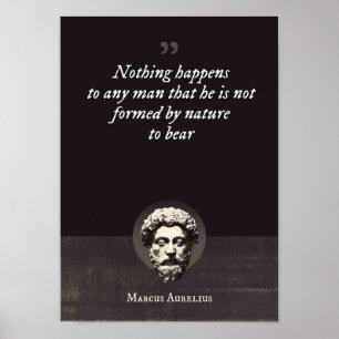 Poster Rien n'arrive à un homme qu'il ne soit pas formé