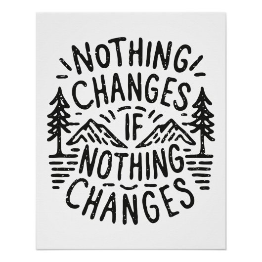 Poster Rien ne change si rien ne change (Devant)