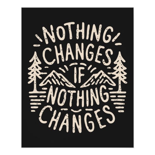 Poster Rien ne change si rien ne change (Devant)