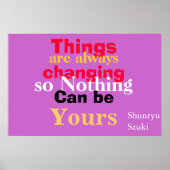 Poster Rien ne peut être à toi (Devant)