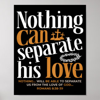 Poster Rien Ne Peut Séparer L'Amour Des Romains 8_38-39 C