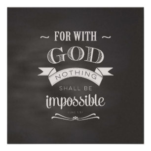 Poster Rien N'Est Impossible