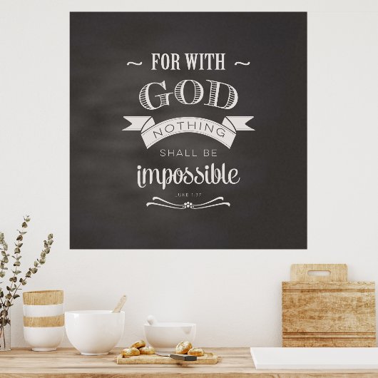 Poster Rien N'Est Impossible (Cuisine)