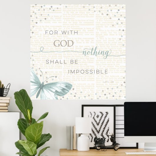 Poster Rien N'Est Impossible (Bureau à domicile)