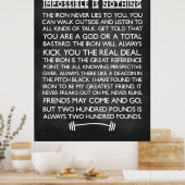 Poster Rien n'est impossible Gym Motivational Chalkboard (Cuisine)