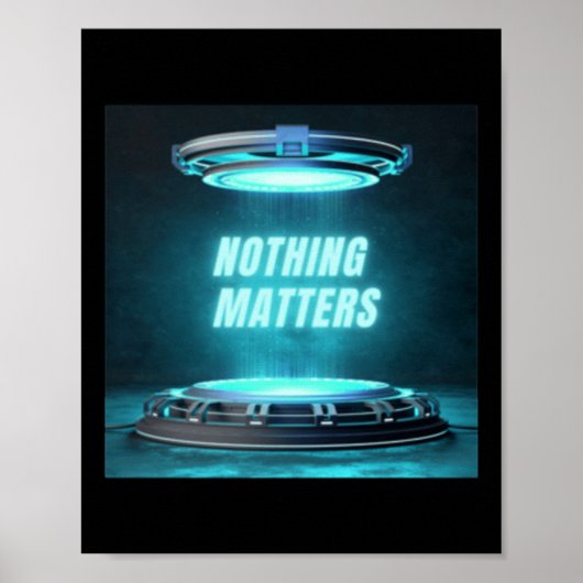 Poster Rien N'Est Juste Chill Sticker (Devant)