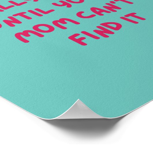 Poster Rien N'Est Vraiment Los Jusqu'À... Drôle (Coin)