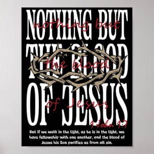 Poster Rien que le sang de Jésus-Christ Bibe On
