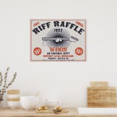 Poster Riff Raffle (Cuisine)