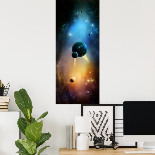 Poster Rift dans le temps (Bureau à domicile)