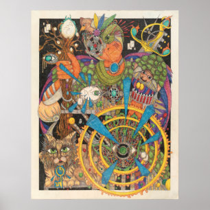 Poster Right-handed Courage (Spirit of the Heart Warrior)