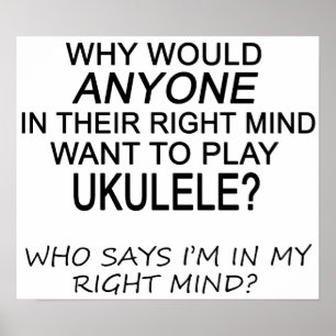 Poster Right Mind Ukulele