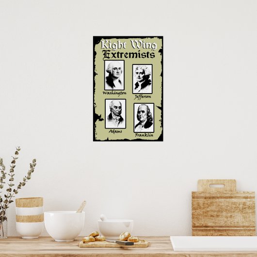 Poster Right Wing Extremists! (Cuisine)