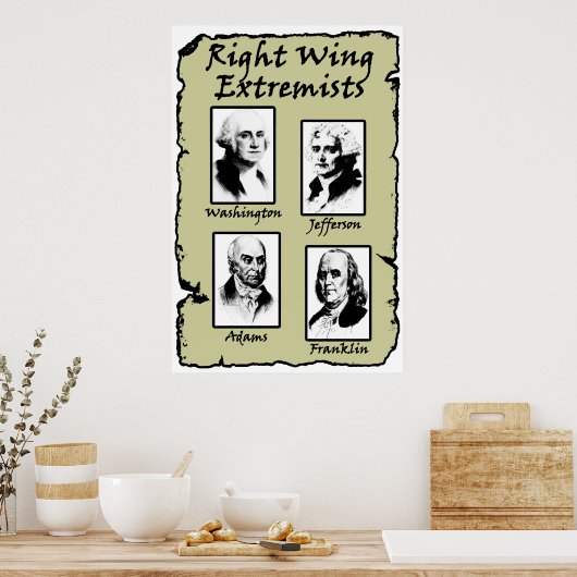 Poster Right Wing Extremists (Cuisine)