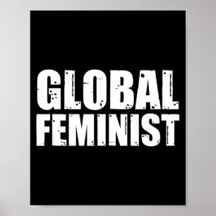 Poster Rigueur Égalité Féministe Mondiale Empowerment