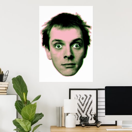 POSTER RIK MAYALL (Bureau à domicile)