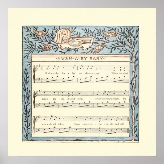 Poster rime de la petite pépinière (Devant)