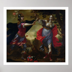 Poster Rinaldo et Armida, c.1630-40 (huile sur toile)