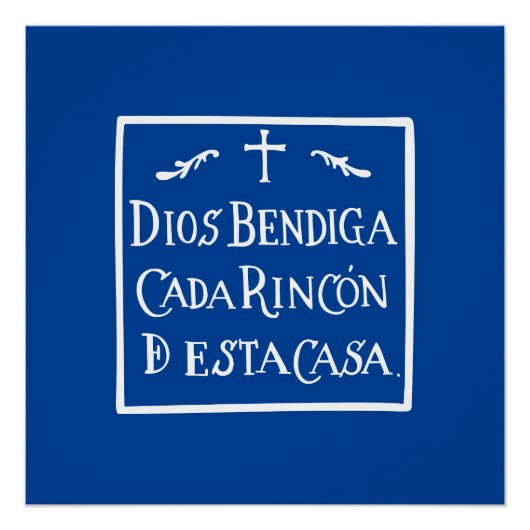 Poster Rincon de Dios bendiga (Devant)
