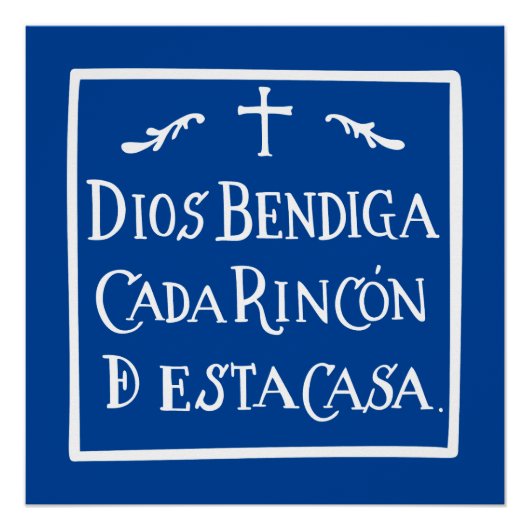 Poster Rincon de Dios bendiga (Devant)