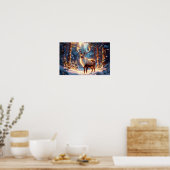 Poster Rindeer du Père Noël (Cuisine)