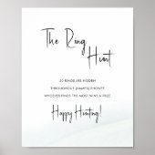 Poster Ring Chasse Fête des mariées Jeu Soft Green Wash P (Devant)