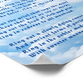 Poster Ring Out, Wild Bells Poème de Nouvel An (Coin)