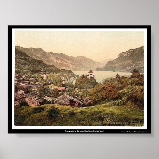 Poster Ringgenberg, Oberland bernois, Suisse (Devant)