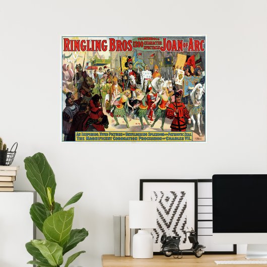 Poster Ringling Bros. formidable spectacle de 1200 caract (Bureau à domicile)