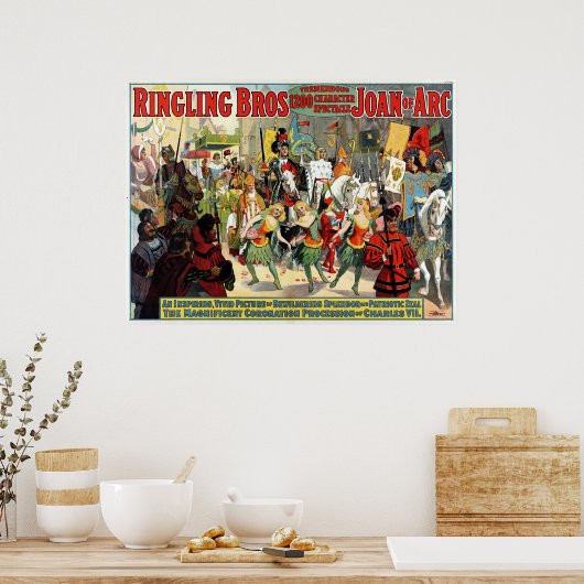 Poster Ringling Bros. formidable spectacle de 1200 caract (Cuisine)