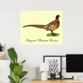 Poster Ringneck Pheasant Rooster (Bureau à domicile)