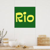 Poster Rio (Keuken)