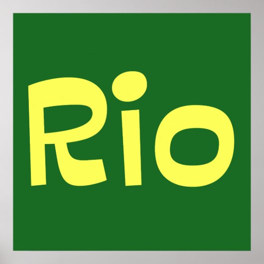 Poster Rio (Voorkant)
