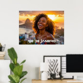 POSTER RIO DE JANEIRO (Bureau à domicile)