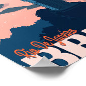 Poster Rio de Janeiro Brésil (Coin)