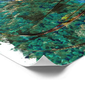 Poster Rio de Janeiro Brésil Art Aquarelle (Coin)