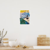 Poster Rio de Janeiro Brésil Art Aquarelle (Cuisine)