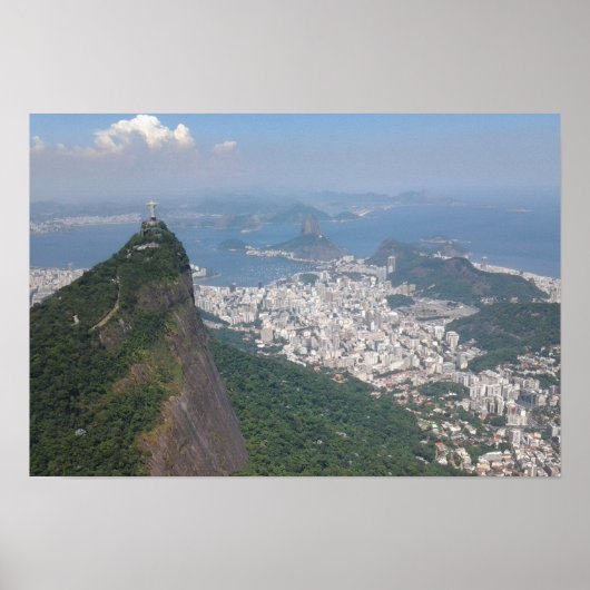 Poster Rio de Janeiro Brésil Carioca paysage (Devant)