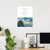 Poster Rio de Janeiro Skyline Wedding Welcome Sign (Bureau à domicile)