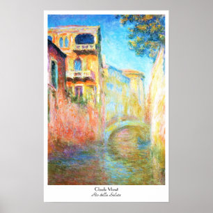 Poster Rio della Salute Claude Monet